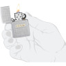 Зажигалка Zippo Satin Chrome 48792
