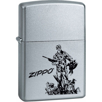 Zippo 205 Duck Hunting — зажигалка с рисунком охоты на уток