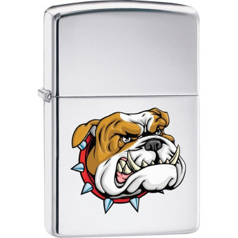 Zippo 250 Mean Dog — зажигалка с бульдогом